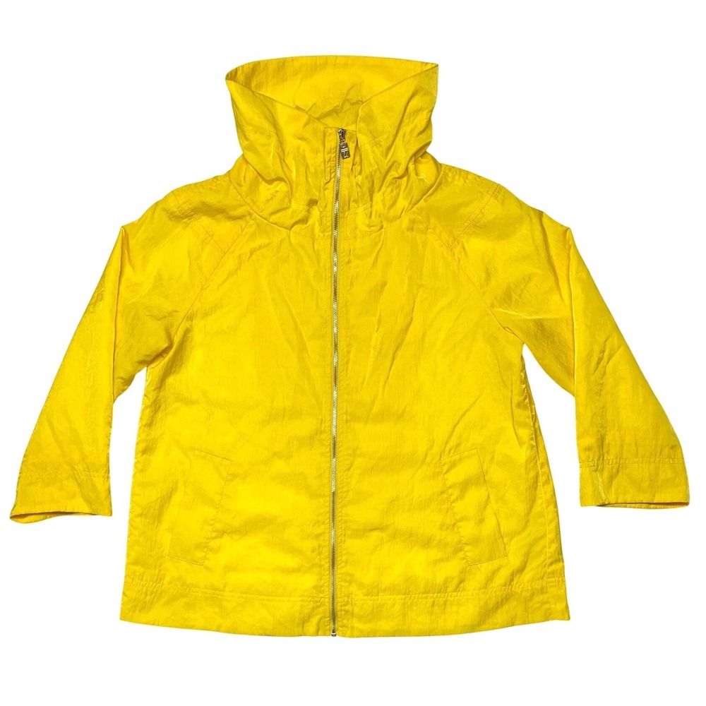 UbU Pack Your Personality Crinkle Jacket Yellow Size Small Lightweight‎ EUC